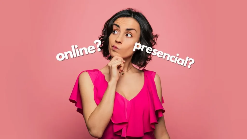 curso de inglês online ou presencial